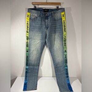 HOMME + Femme Denim Jeans Size: 40 NWT